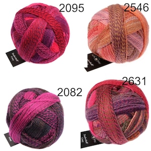 SCHOPPEL Zauberball Filato di lana vergine Crazy 100g/420m poliammide biodegradabile sfumato calze sciarpe scialli maglioni maglia uncinetto