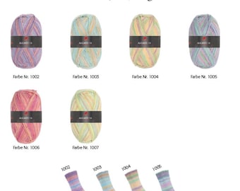 PRO LANA Golden Socks Alicante 18 virgin wool polyamide ball 100g/420 m 4-ply sock yarn stretch socks stockings sweater knitting crochet