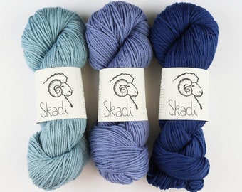 Hey Mama Wolf virgin wool from Germany super soft LL 100g/200 m SKADI MERINO d'arles gots knitting crochet shawls sweater scarf choose color