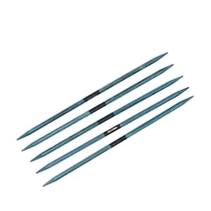 LYKKE NEEDLE POINTS 15 cm length INDIGO blue needle games birch wood stable smooth - thickness selectable knitting socks sleeves 6'' inch