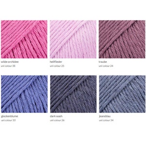 DROPS Cotton Light Baumwolle Polyester LL 50g/105 m Farbe wählen Stricken Häkeln Accessoires Tücher Pulli Jacke Shirt Farbe wählen DK Garn Bild 7