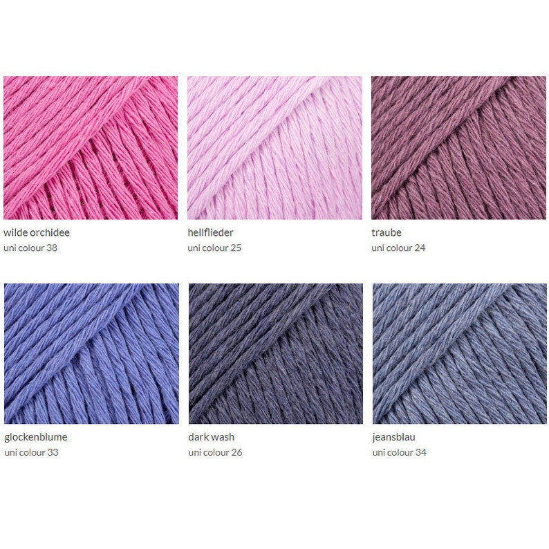 DROPS Cotton Light Baumwolle Polyester LL 50g/105 m Farbe wählen Stricken Häkeln Accessoires Tücher Pulli Jacke Shirt Farbe wählen DK Garn Bild 7