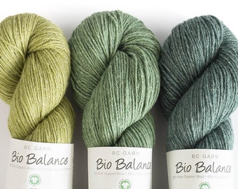 BC Garn Bio Balance GOTS Schurwolle Baumwolle LL 50 g/225 m mulesing-frei Stricken Häkeln Tücher Pulli Tücher Schal Farbe wählen