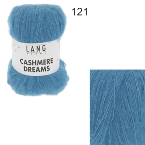 Lang Yarns CASHMERE DREAMS filato di lusso LL 25g/290 m cashmere seta morbido elegante coccoloso sciarpe scialli maglioni maglia sport 3.0 - 3.5 mm