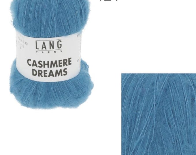 Featured listing image: Lang Yarns CASHMERE DREAMS luxury yarn LL 25g/290 m cashmere silk soft elegant cuddly scarves shawls sweaters knitting sport 3.0 - 3.5 mm
