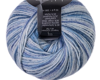 High Twist Color Atelier Zitron 50g/200 m Merino extrafine sock yarn 4-ply knitting crochet scarves shawls sweaters choose color gradient