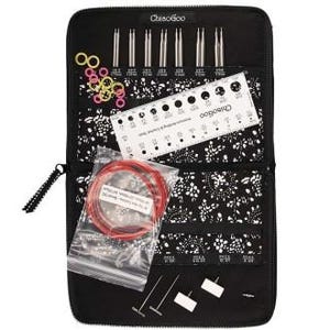 ChiaoGoo needle set interchangeable needle tips Small 10 cm or 13 cm selectable TWIST RED LACE stainless steel, - 2.75 mm -5 mm knitting set knitting