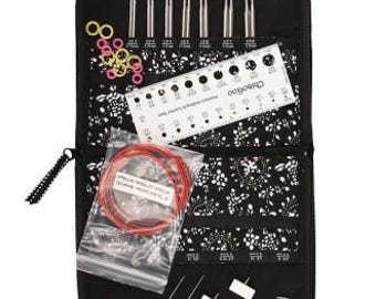 ChiaoGoo needle set interchangeable needle tips Small 10 cm or 13 cm selectable TWIST RED LACE stainless steel, - 2.75 mm -5 mm knitting set knitting