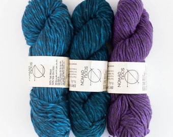 Nomadnoos ERI KHULLU 6-ply hand-spun yak, silk (Eri) yardage: 80 m/50g knitting crochet NS 6 mm shawls sweater shawls scarf