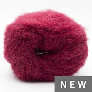 Kremke Soul Wool BABY SILK FLUFFY Filato di lana tinta unita, morbido e soffice, scegli il colore, 50 g/200 m, alpaca, seta, maglia, uncinetto