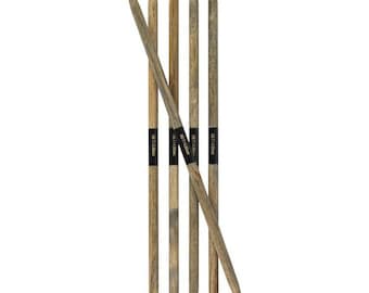 LYKKE NADELSPIEL 15 cm Länge natur DRIFTWOOD Nadelspiele Birkenholz Holz stabil glatt - Stärke wählbar Stricken Socken Ärmel 6'' inch