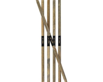 LYKKE NEEDLES 15 cm length natural DRIFTWOOD needle games birch wood stable smooth - thickness selectable knitting socks sleeves 6'' inch