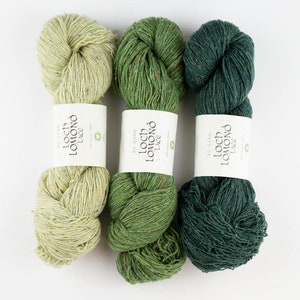 Filato BC LOCH LOMOND pizzo 100% pura lana vergine 300 m/50g Ferri 2-3 mm Maglia Uncinetto Scialli Maglioni Scialli Sciarpa senza mulesing Gots