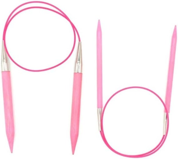 LYKKE Circular Knitting Needle BLUSH Pink Length 40, 60, 80, 100