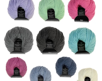 Atelier ZITRON "Understatement" LL 50g / 125 m ball Merino extrafine virgin wool silk Tencel soft cuddly wool yarn choose color
