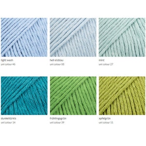 DROPS Cotton Light Baumwolle Polyester LL 50g/105 m Farbe wählen Stricken Häkeln Accessoires Tücher Pulli Jacke Shirt Farbe wählen DK Garn Bild 8