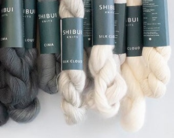 Shibui Knits SILK CLOUD Mohair Silk LL 300 m/25g Choose color Knitting Exclusive yarn noble fine soft delicate high quality