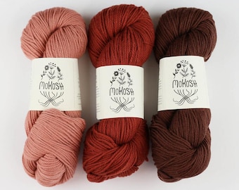 Hey Mama Wolf Merino super soft LL 100g/300 m MOKOSH MERINO d'arles gots cuddly knitting crochet shawls sweater scarf choose color