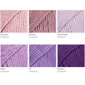 DROPS Paris Baumwolle Polyester LL 50g/75 m Farbe wählen Stricken Häkeln Accessoires Tücher Pulli Jacke Shirt Farbe wählen Aran Garn Bild 7