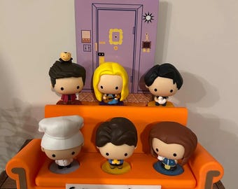 Friends-bank met extra's voor mcdonalds-figuren