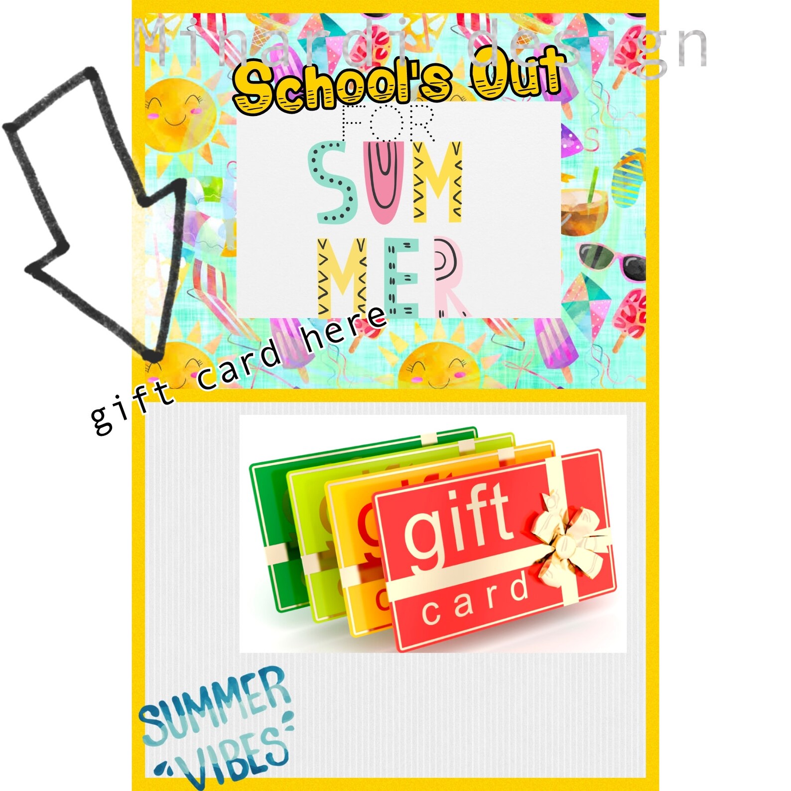 Teacher Gift Card Printables - Etsy