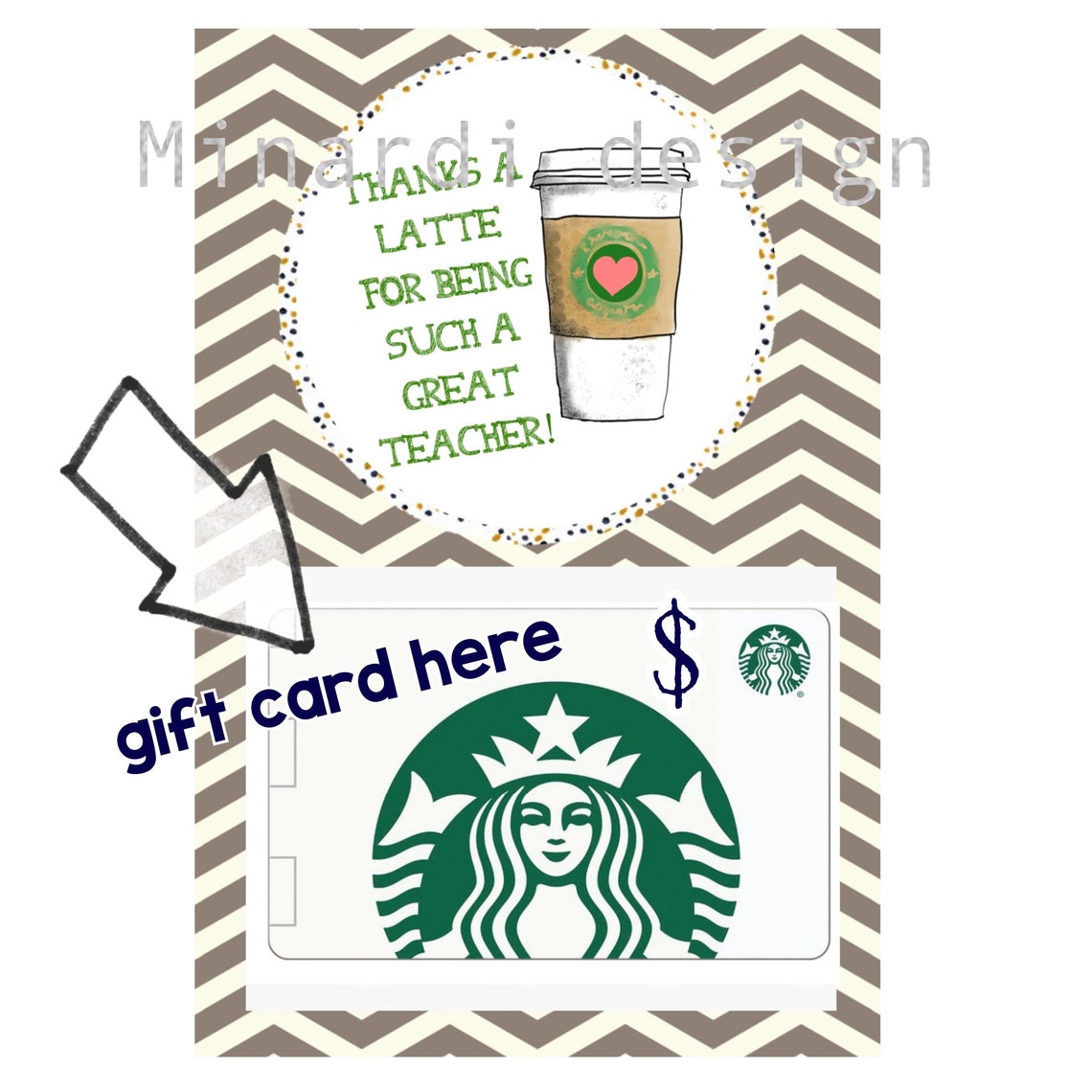 Teacher Gift Card Printables - Etsy