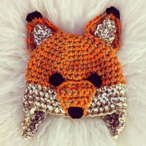 Crochet Fox Hat - Pattern