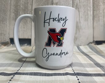 Personalized Hockey Team Coffee Mug | Grandma Gift