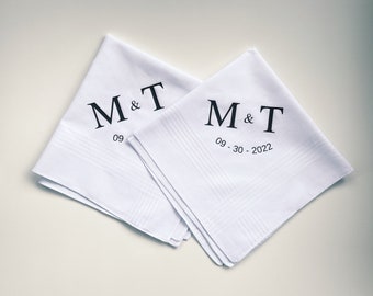 Wedding Momento Bride and Groom Handkerchief