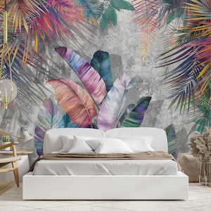 Leaf wallpaper, Leaves wallpaper ,Nature Wallpaper , Self adhesive wallpaper , Peel And Stick, Wall Decorations,