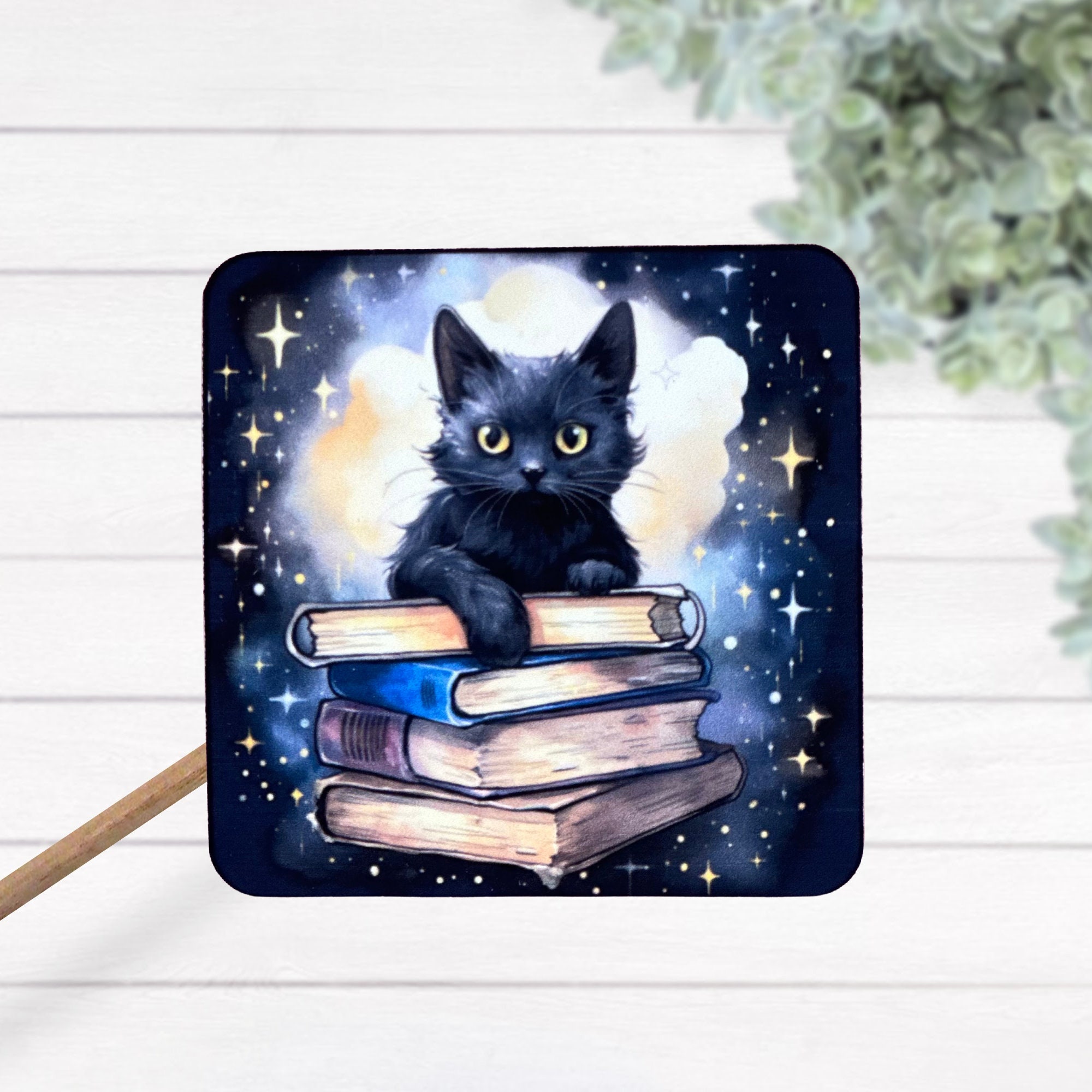 Cute Black Cat Stickers, Funny Cartoon Cat Meme Stickers Pack, 40pcs