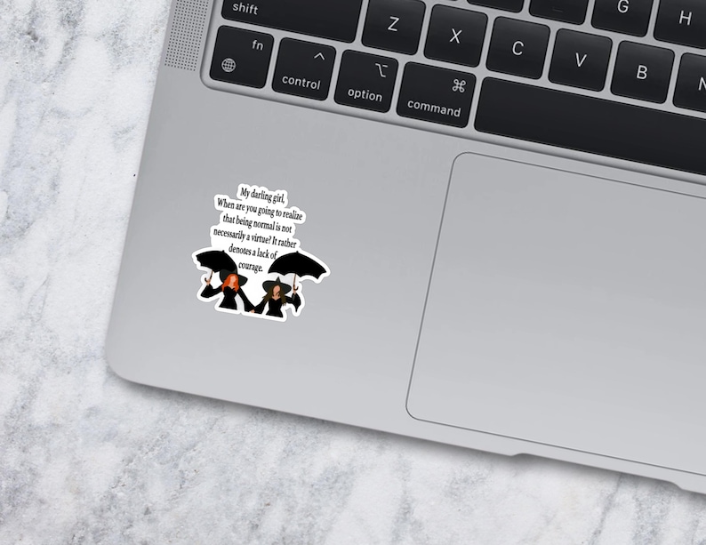 Practical Magic My Darling Girl Waterproof Thermal Laminated Vinyl Sticker, Movie Quote Sticker image 3