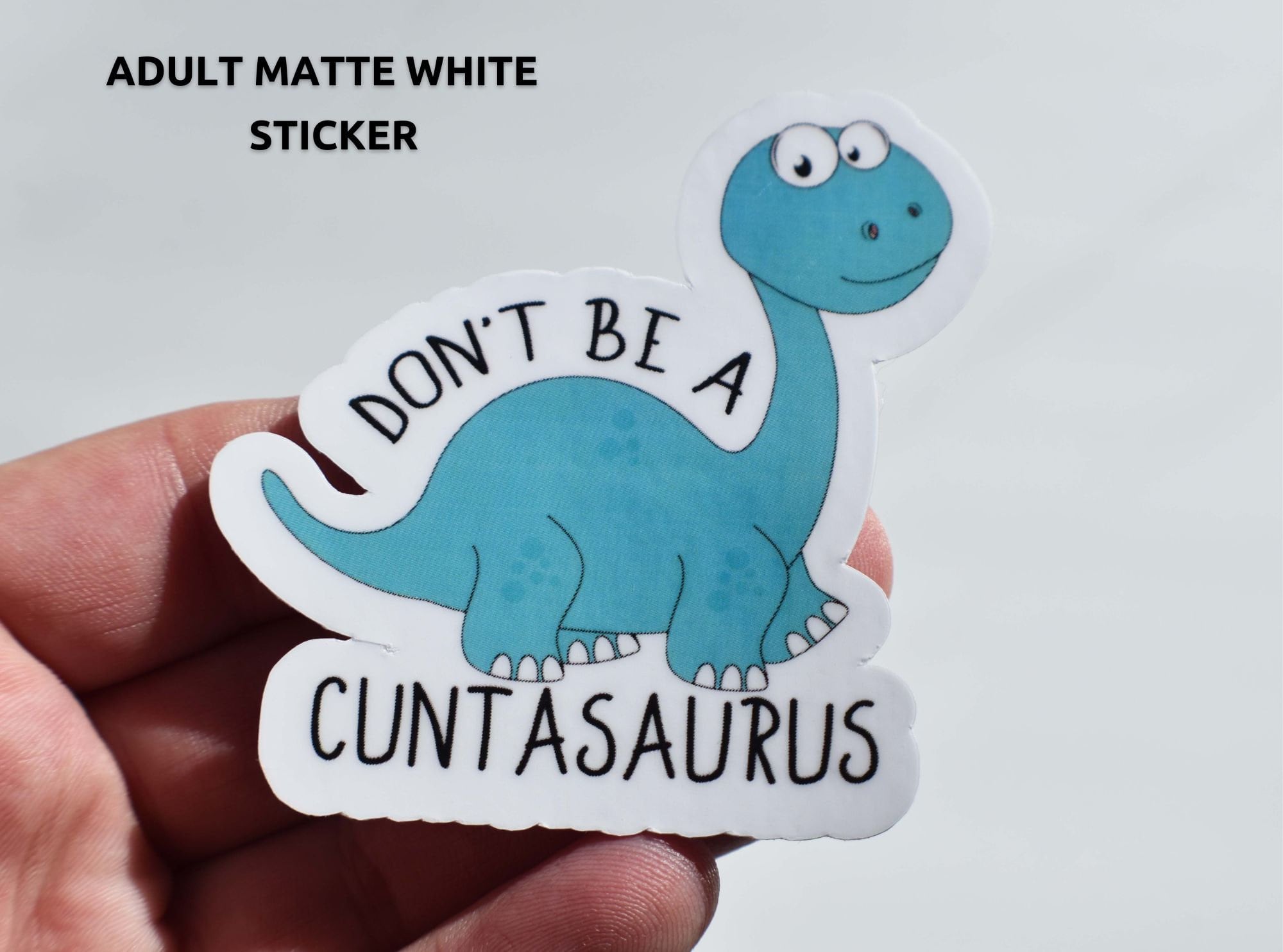 Don't A Cuntasaurus Sticker Funny Sticker Meme Sticker Vinyl - Temu Germany