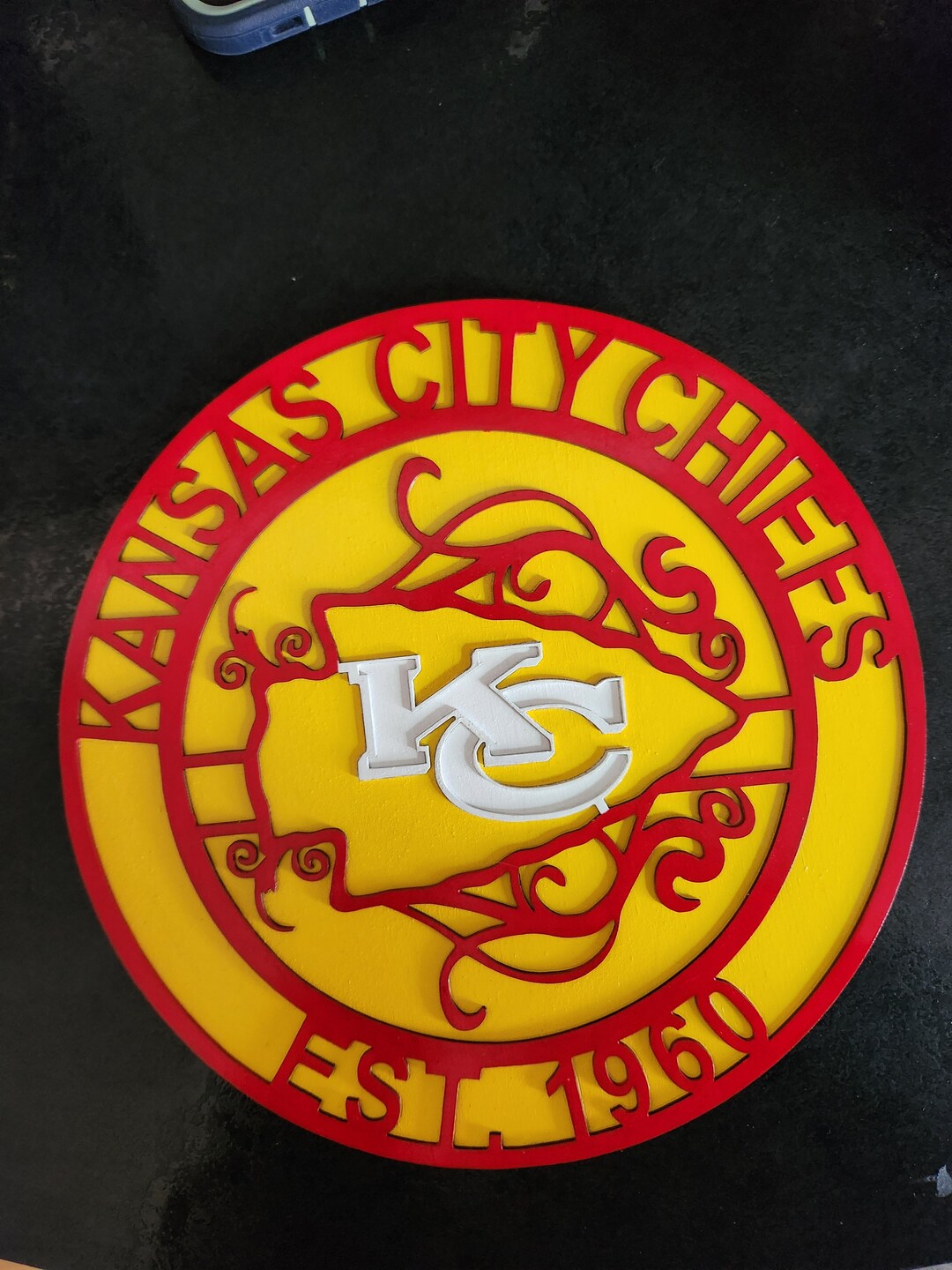 Kansas City Chiefs Wall Decor Etsy
