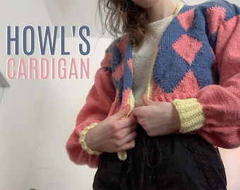 Howl's Moving Castle Inspired Cardigan 