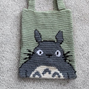 Bolso Tote Anime Mi Querido Vecino [PATRÓN DE GANCHILLO]