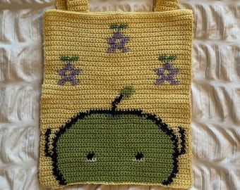 Junimo Crochet Tote Bag Pattern | Stardew Valley | Tapestry Tote | Accessory Bag | Cosy Gaming