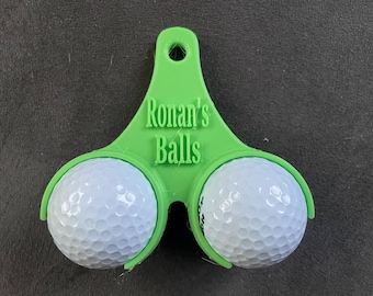 Personalized Golf Ball Holder - 3D Printed Golf Gift