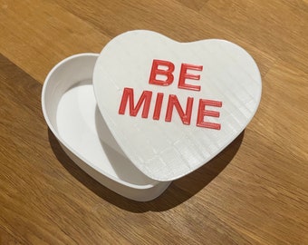 Personalized 3D Printed Love Hearts Gift Box - Valentine's Day