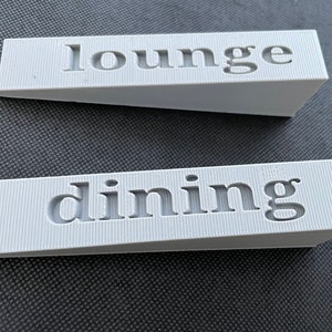 Personalisierter Name Türstopper - 3D Gedruckt - Individueller Türstopper