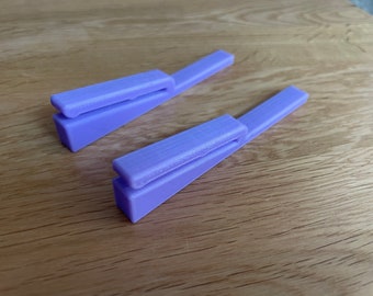 3D Printed Jigsaw Puzzle Lid Stand: PLA Plastic Box Holder (Pair)
