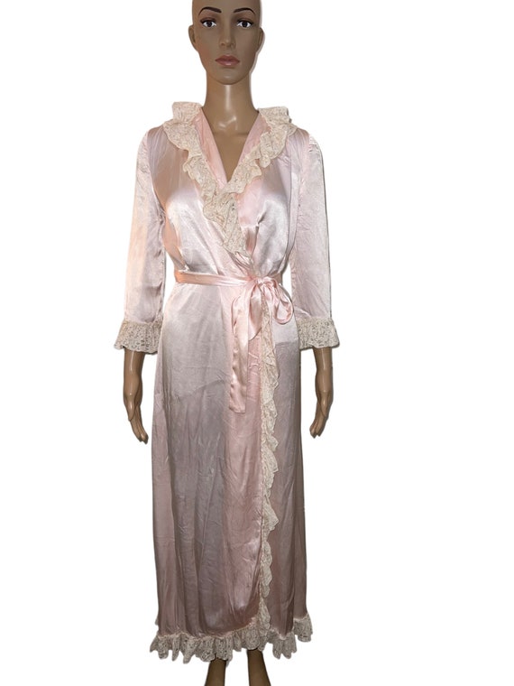 Vintage Satin Like Robe