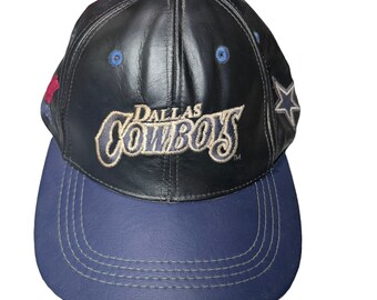 Vintage Dallas Cowboys Leather Hat
