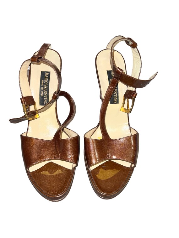 Vintage Mario Valentino T-Strap Sandals 39 (8.5)