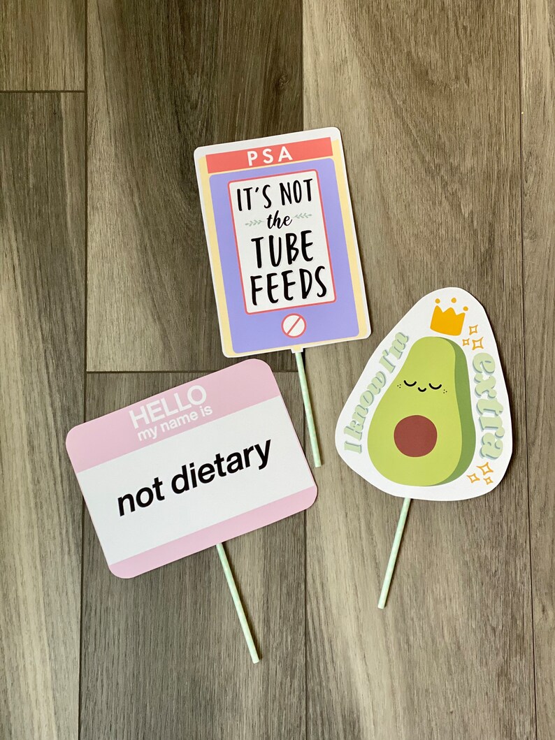 DIY RD Photo Props Digital Download I Know Im Extra It's Not the Tube ...