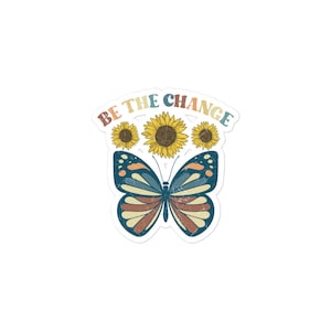 Soyez belle ! soyez gentil, soyez fort, sensibilisation à la santé mentale Stickers sans bulles
