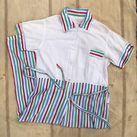 Vintage 1930s Beach Pajamas Jumpsuit - image 1