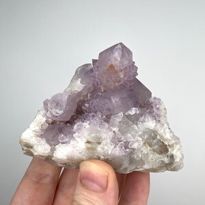 Spirit Quartz Cluster, Amethyst Spirit Quartz Crystal Cluster, Raw Amethyst Cactus Quartz, Purple Quartz Crystal, Natural Spirit Quartz