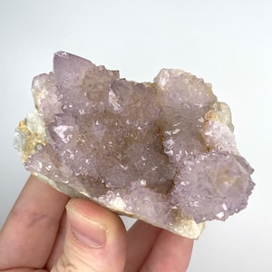 Spirit Quartz Cluster, Amethyst Spirit Quartz Crystal Cluster, Raw Amethyst Cactus Quartz, Purple Quartz Crystal, Natural Quartz Specimen