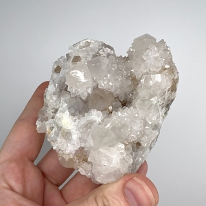 White Spirit Quartz Cluster, Spirit Quartz Crystal Cluster, Raw Amethyst Cactus Quartz, White Quartz Crystal, Natural Spirit Quartz
